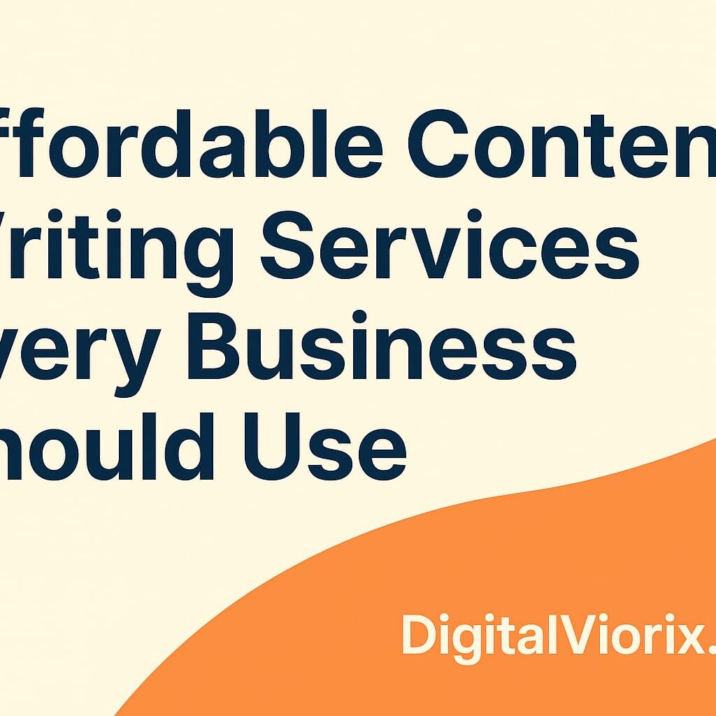 Affordable content writing services for businesses