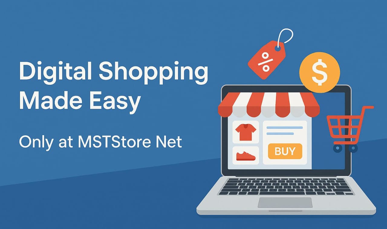 Digital Shopping Made Easy and Affordable Only By MSTStore Net