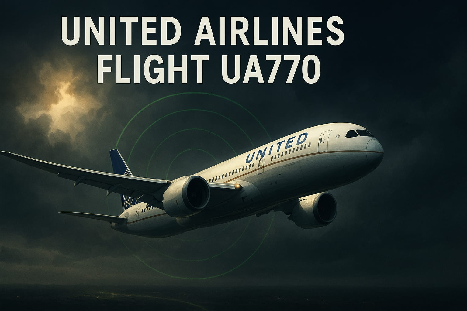What Caused United Airlines Flight UA770 Emergency Diversion Status Mystery?